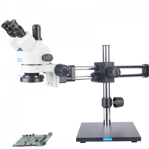 SWG-S500-L3 double arm continuous zoom three eye stereomicroscope