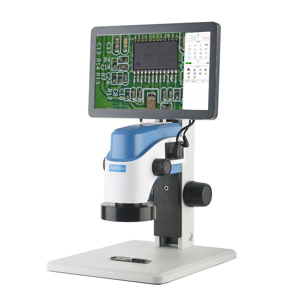 SWGHD500C HDMI measuring microscope magnification 17X110X
